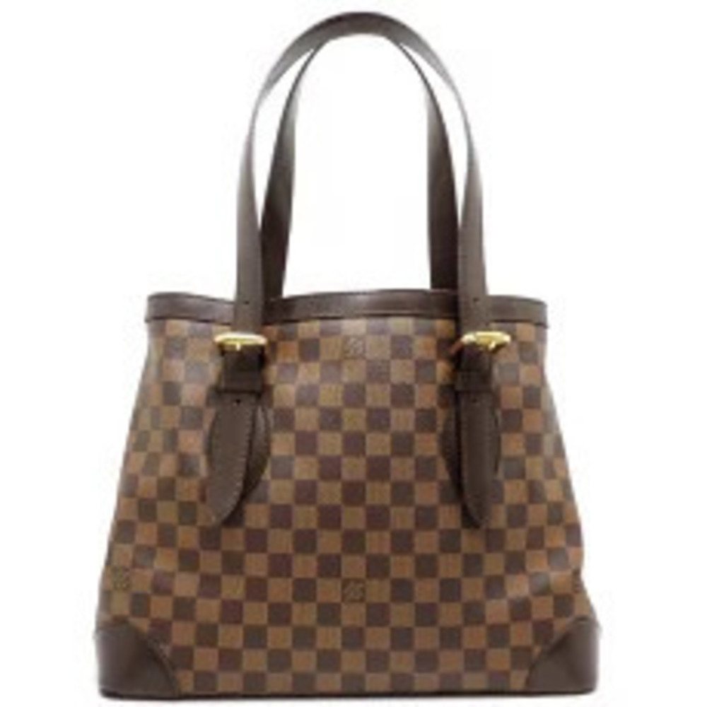 Louis Vuitton Tote Ebene Bag Brown Hampstead Damier